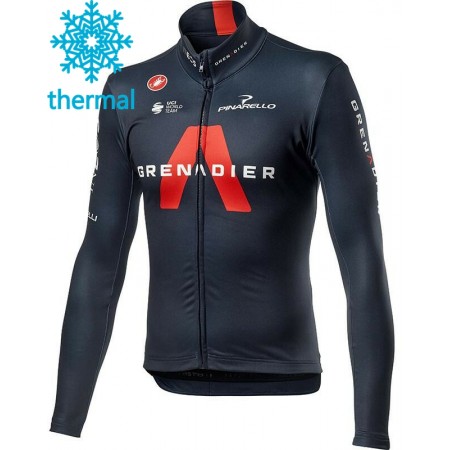 Maillot vélo 2021 Ineos Grenadiers Hiver Thermal Fleece N001